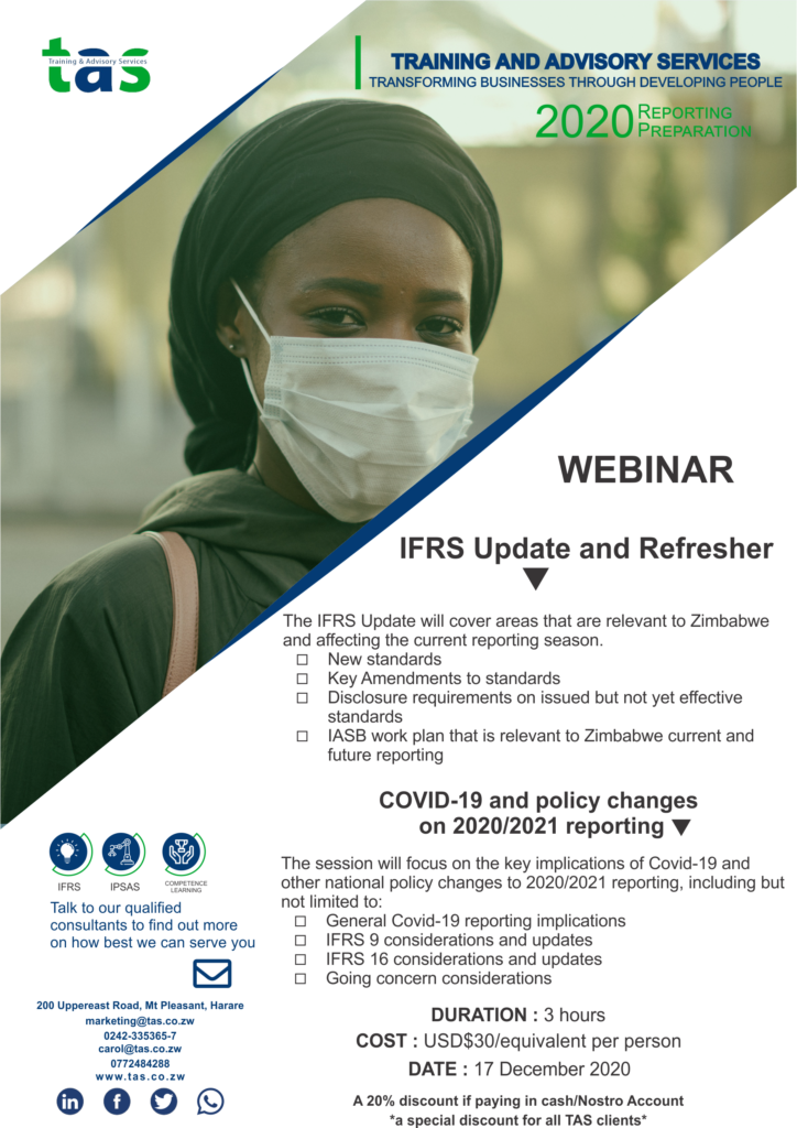 Webinar - IFRS Update and Refresher; COVID-19 and policy changes on ...